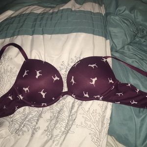 Dog pattern bra